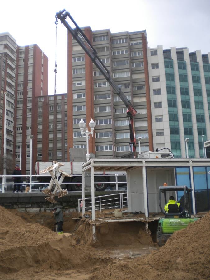 San Lorenzo tras el temporal