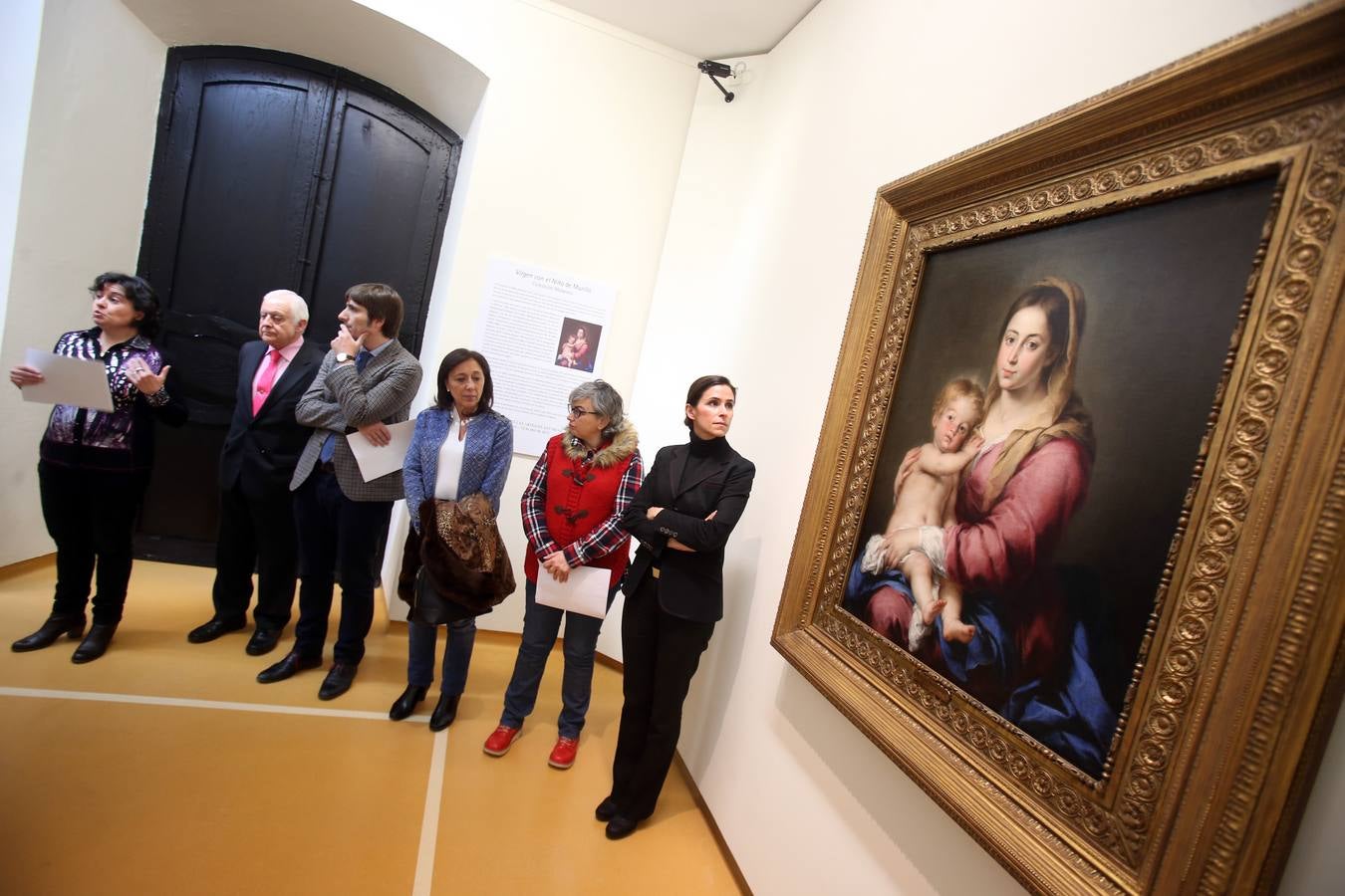 La obra &#039;Virgen con el niño&#039; de Murillo llega al Bellas Artes de Asturias