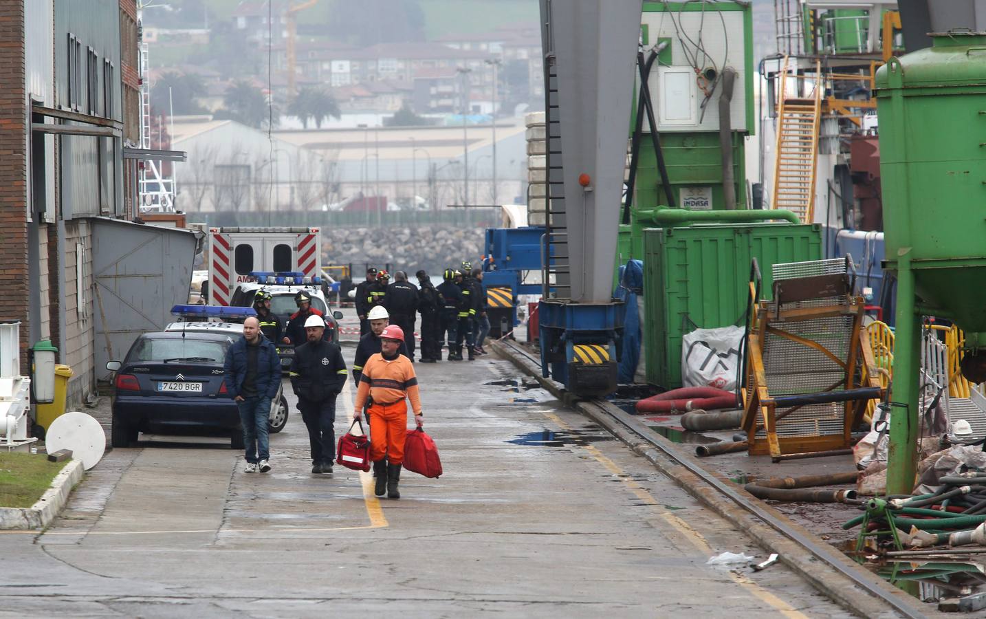 Fallece un trabajador en el Astillero Armón de Gijón