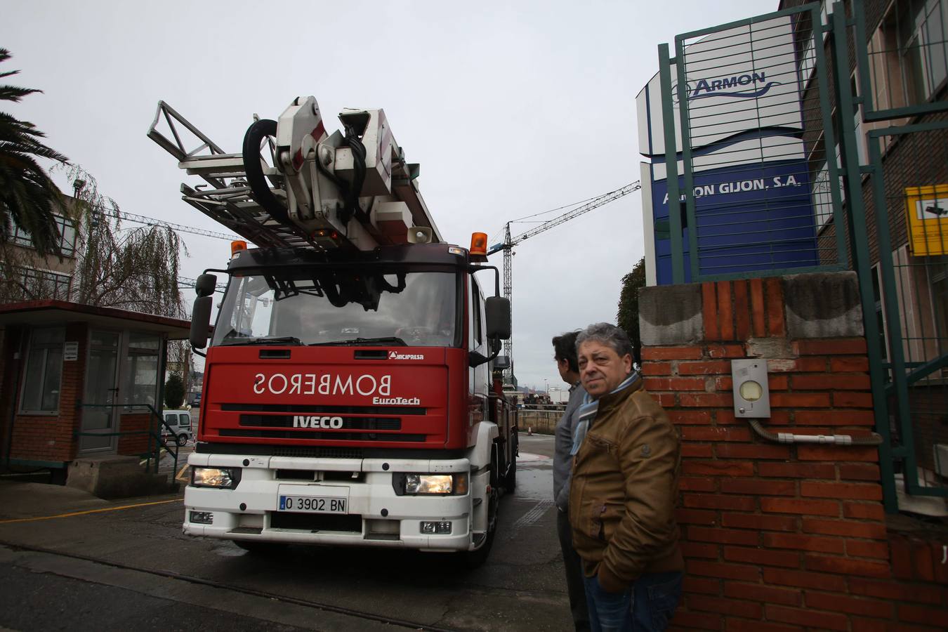 Fallece un trabajador en el Astillero Armón de Gijón