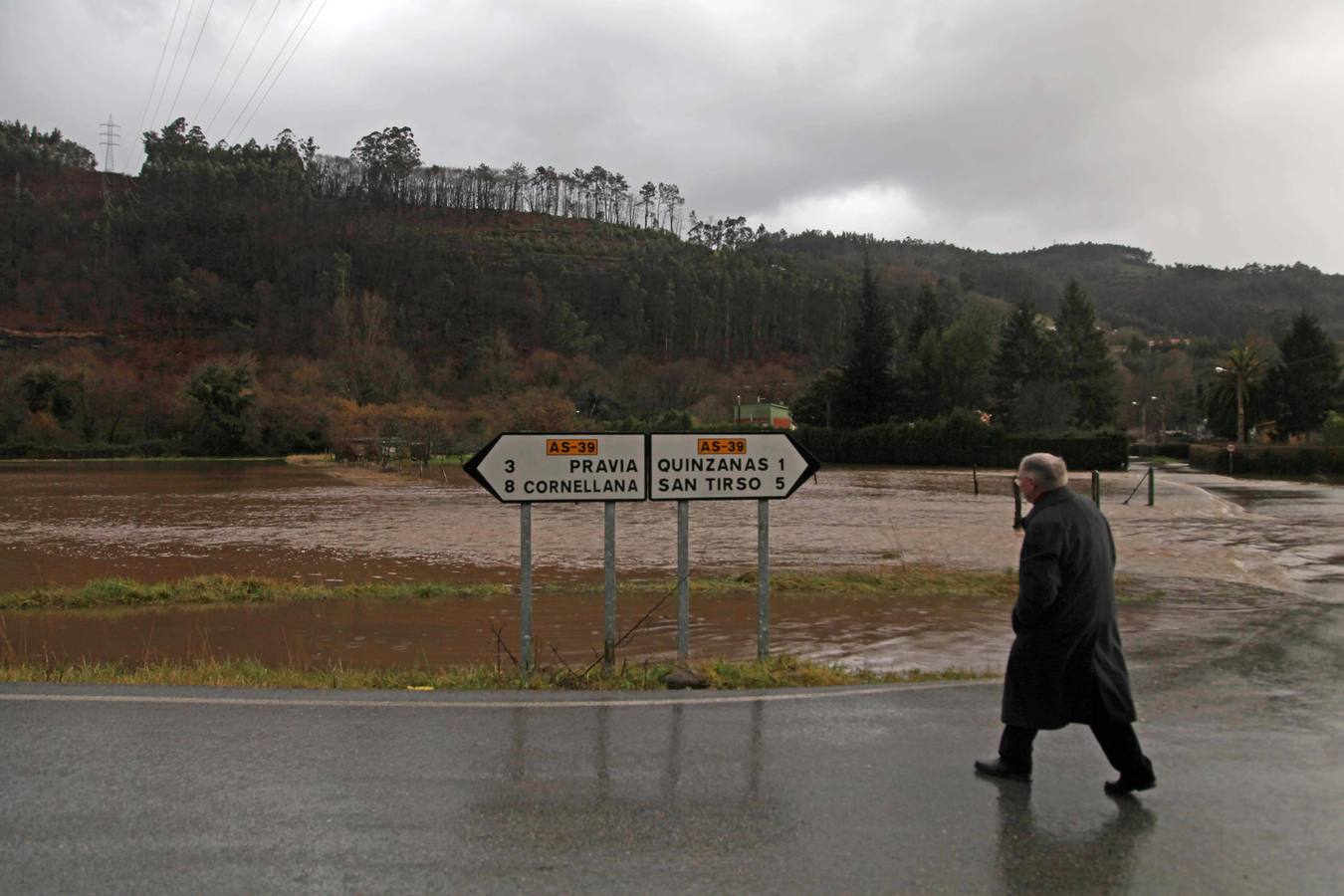 Las consecuencias del temporal en Avilés y Bajo Nalón