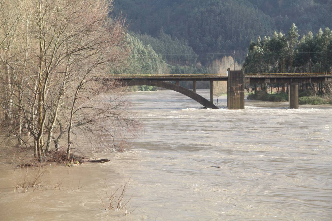 Las consecuencias del temporal en Avilés y Bajo Nalón