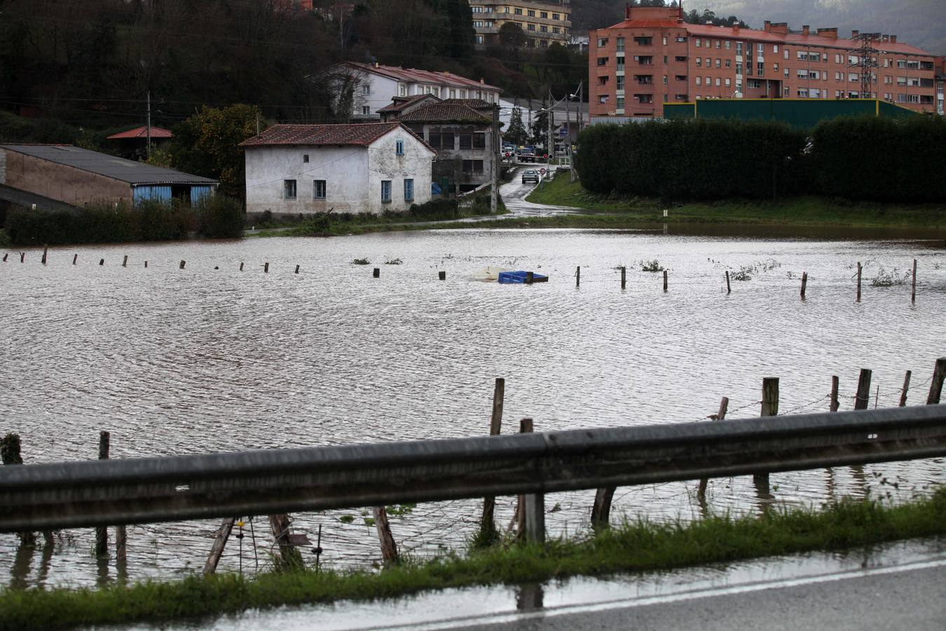 Las consecuencias del temporal en Avilés y Bajo Nalón