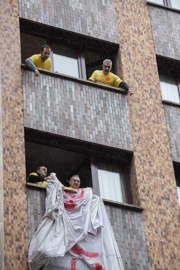 Los trabajadores del Hotel León anuncian el fin de su encierro