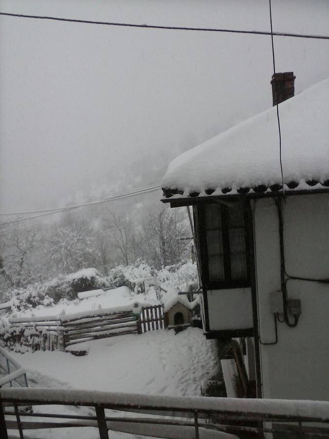 La nieve, en Asturias