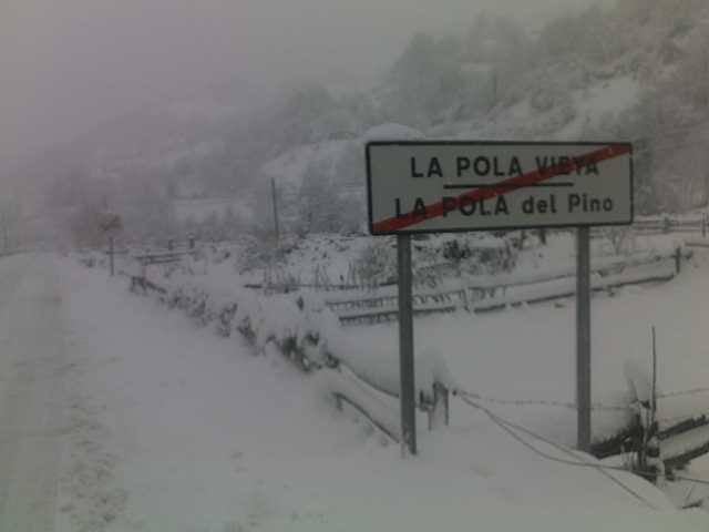 La nieve, en Asturias