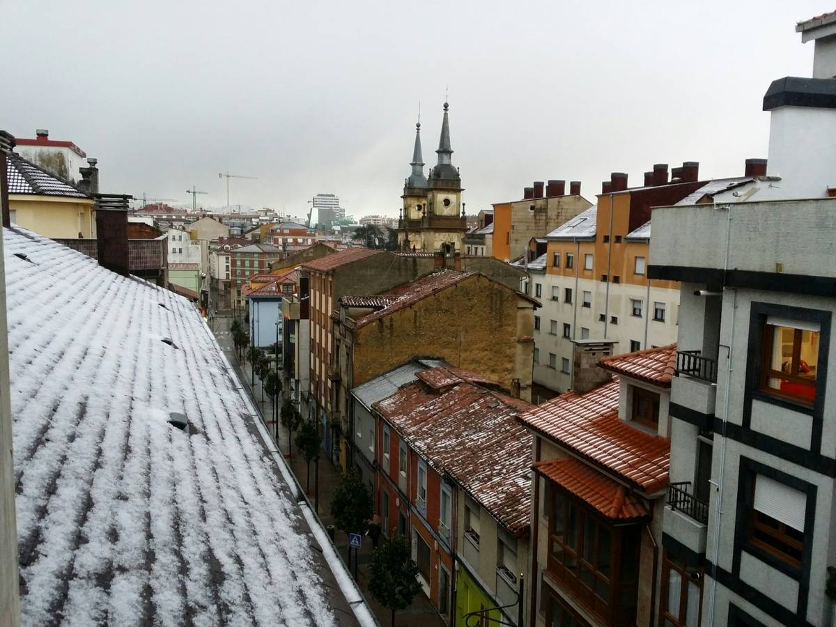 La nieve, en Asturias