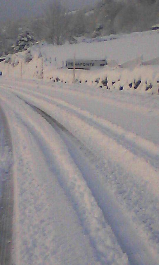 El suroccidente asturiano, bajo el manto blanco de la nieve