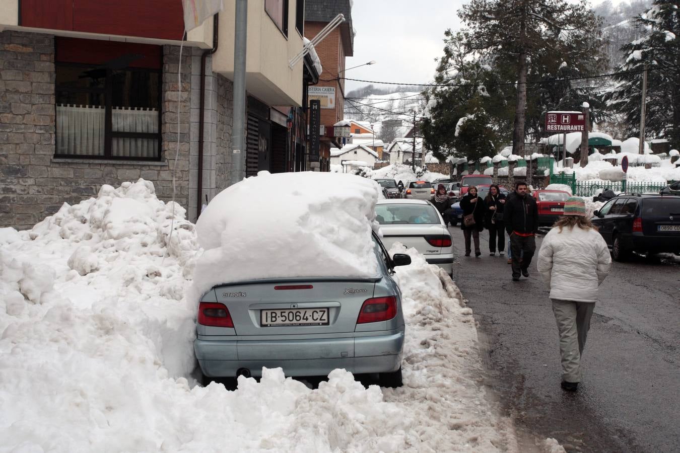 Aller se recupera tras una semana de nieve