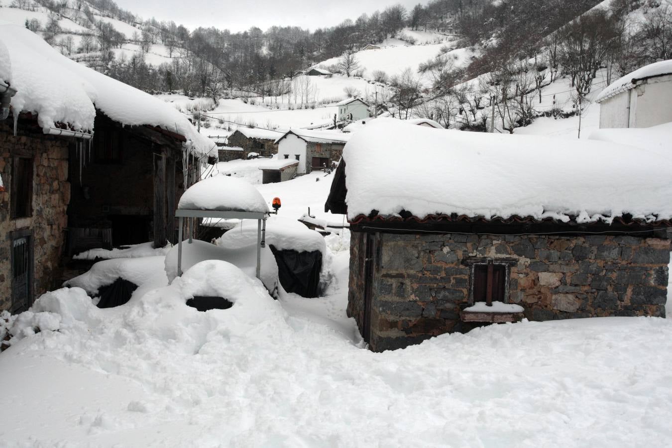 Aller se recupera tras una semana de nieve