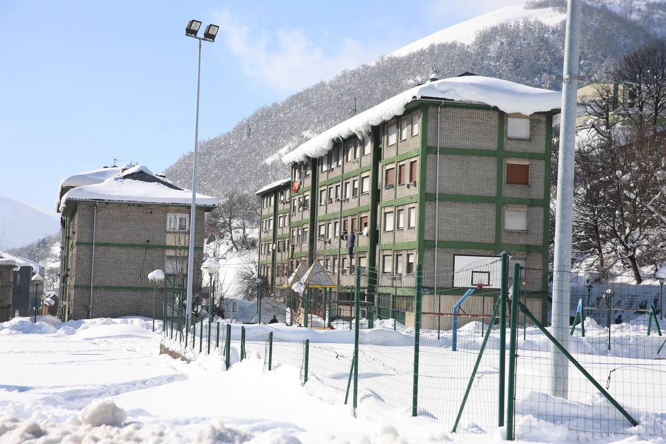 Así quedó Degaña tras las nevadas