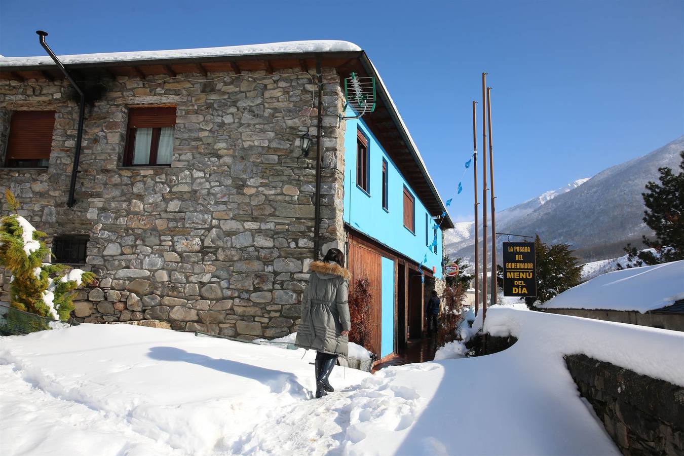 Así quedó Degaña tras las nevadas