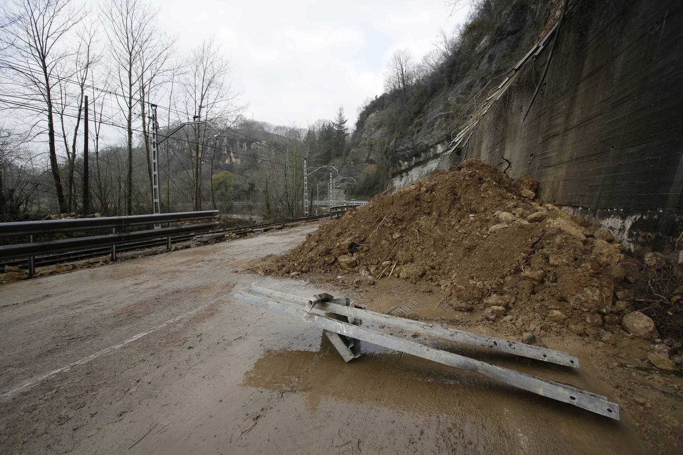 Las estampas que dejó el temporal