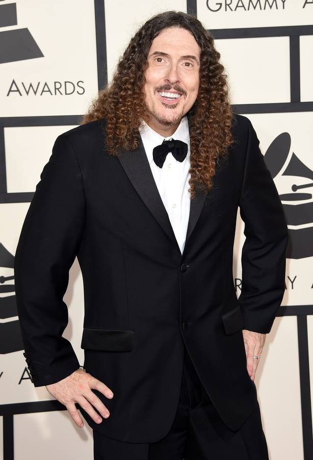 El cantante Yankovic, a su llegada a la gala