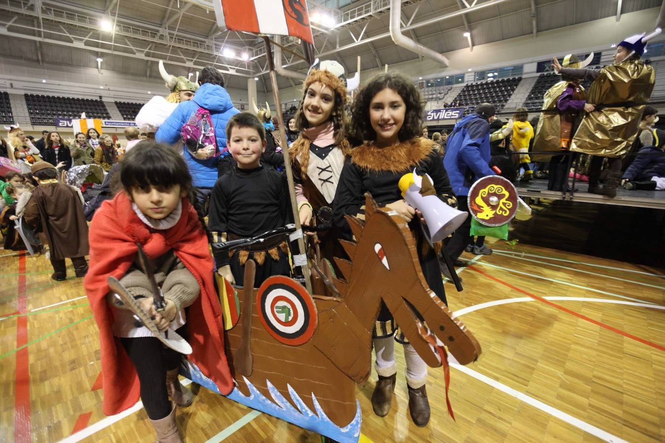El Antroxu en los colegios y barrios de Avilés
