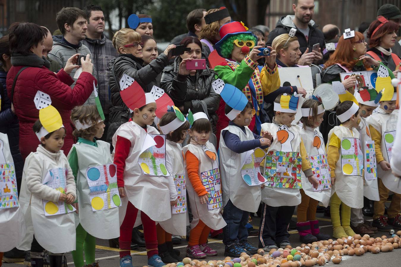 Antroxu en los colegios de Gijón