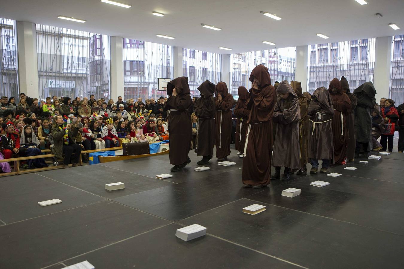 Antroxu en los colegios de Gijón