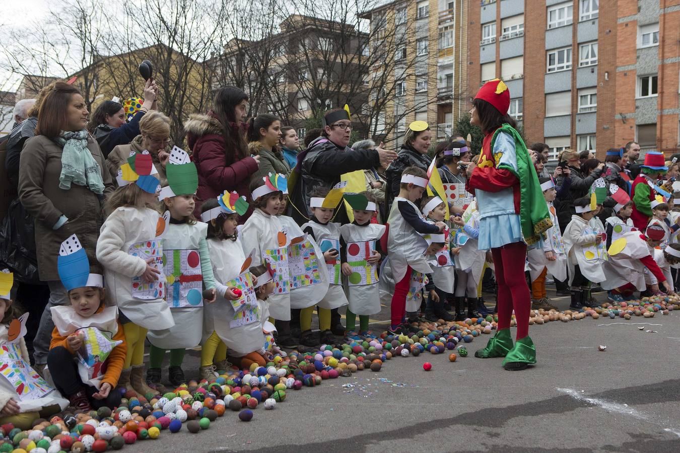 Antroxu en los colegios de Gijón