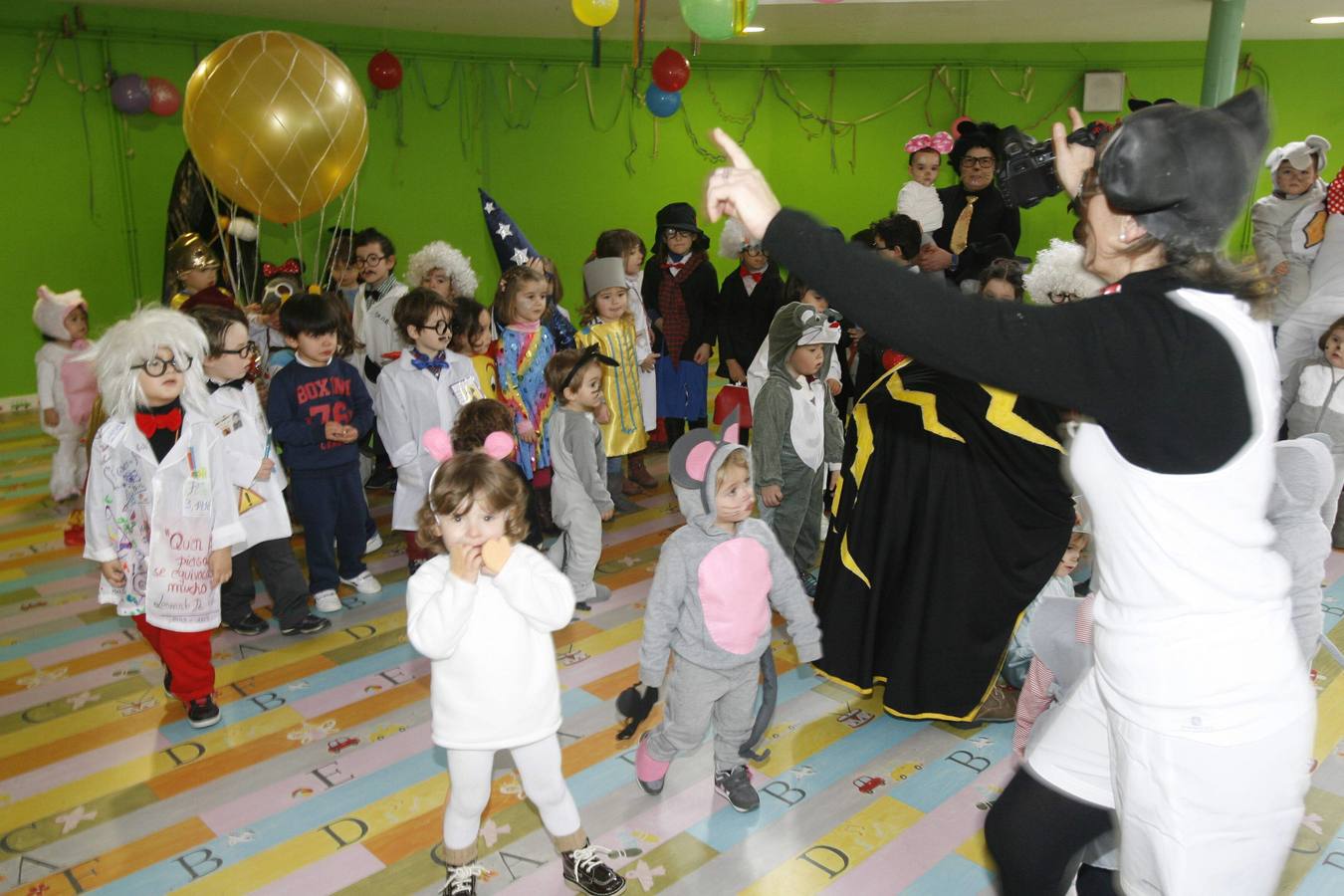 Antroxu en los colegios de Gijón