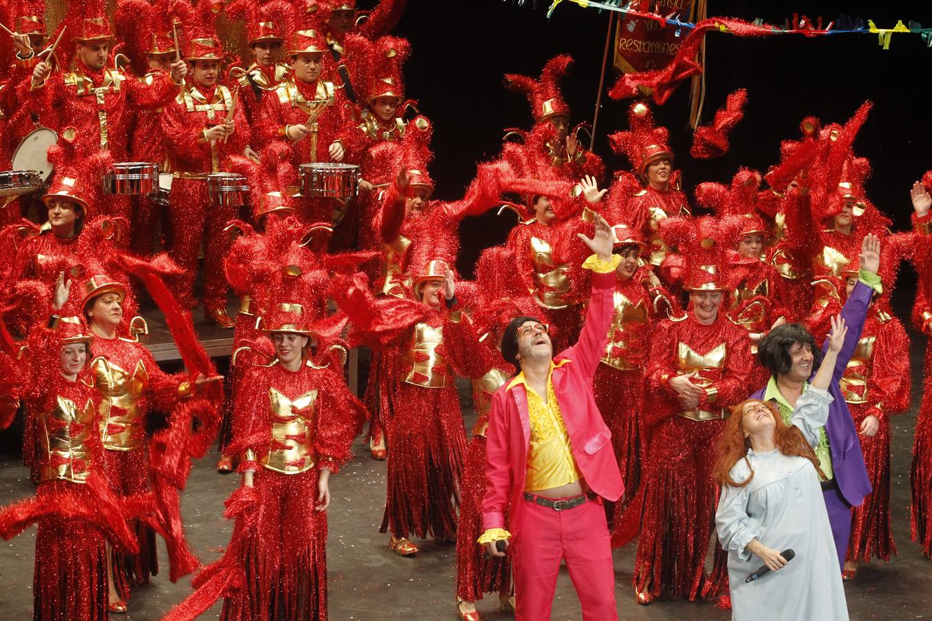 Antroxu: Concurso de charangas en el teatro Jovellanos