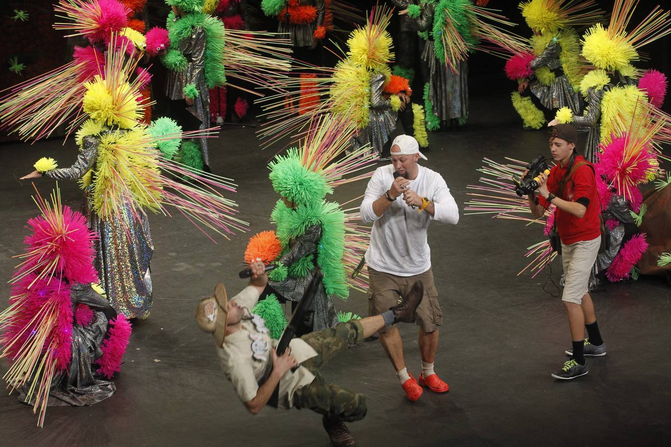 Antroxu: Concurso de charangas en el teatro Jovellanos