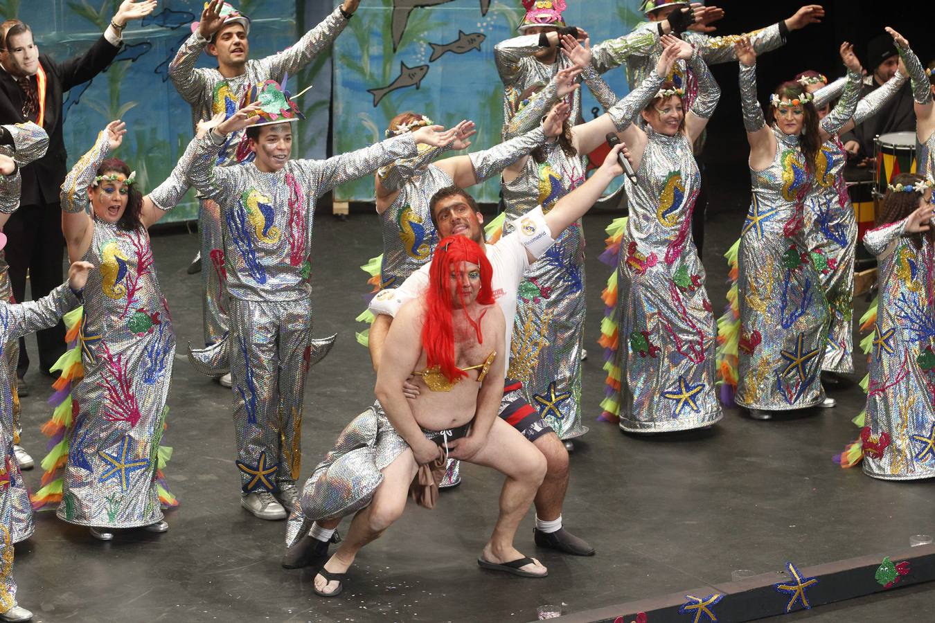 Antroxu: Concurso de charangas en el teatro Jovellanos