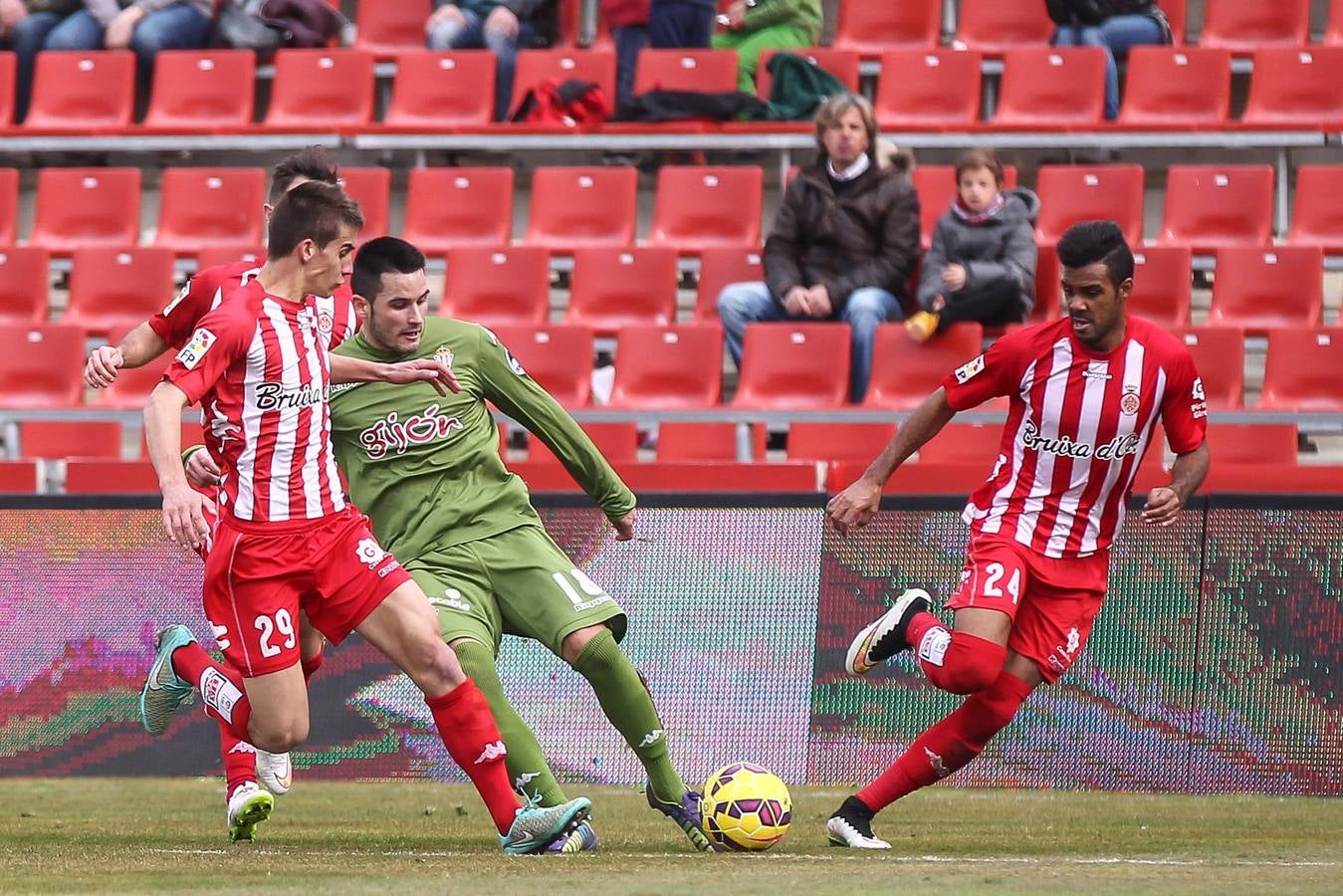 Las mejores imágenes del Girona 0 - 0 Sporting