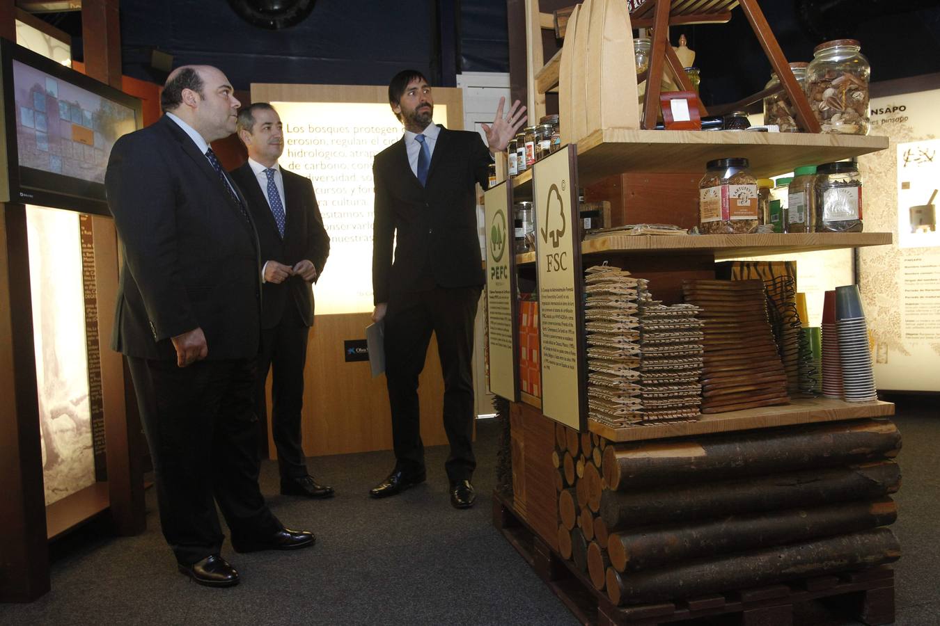 La Caixa ofrece un recorrido por el bosque en la losa de Oviedo