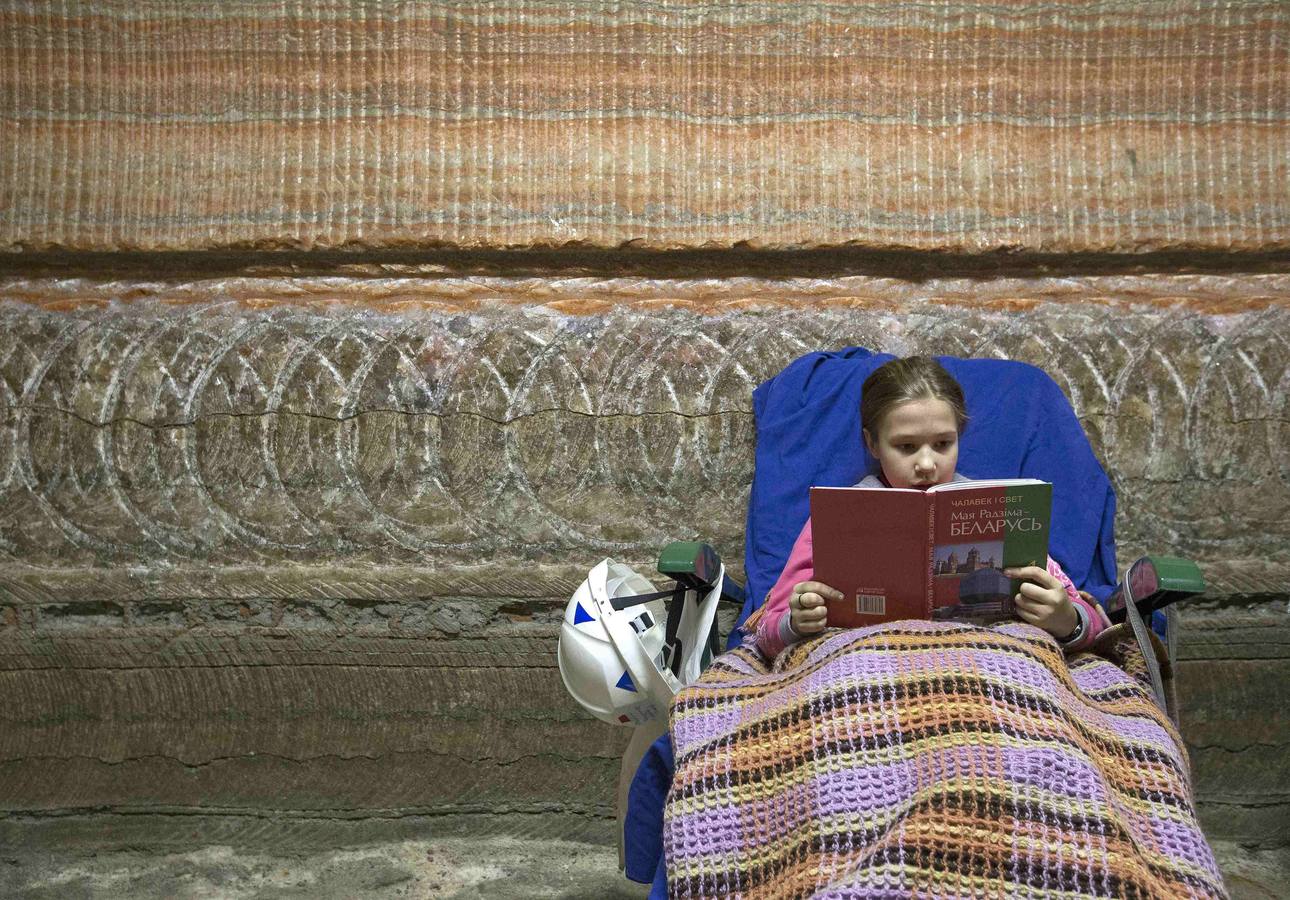 La mina de sal bielorrusa que sirve como clínica para niños