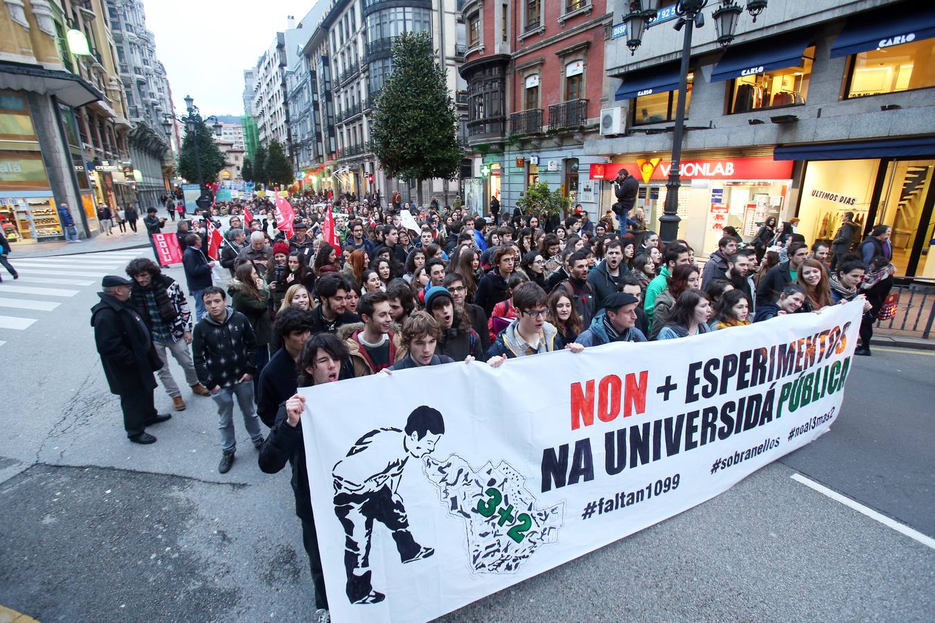 Los estudiantes, contra el decreto 3+2