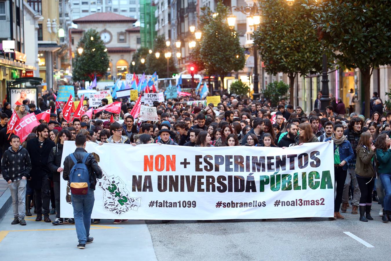 Los estudiantes, contra el decreto 3+2