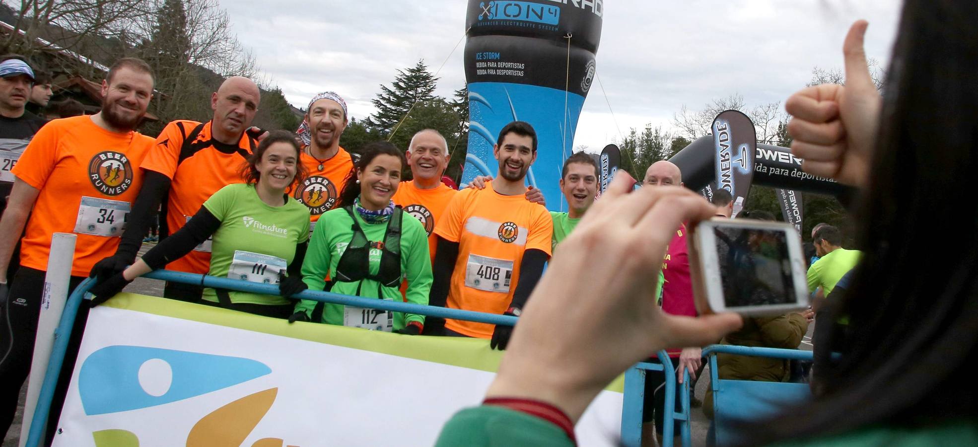 La Gijón Trail reúne a 450 atletas en Deva