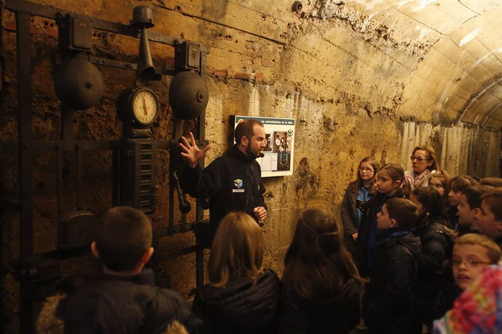 Doscientos niños visitan el Ecomuseo de Samuño