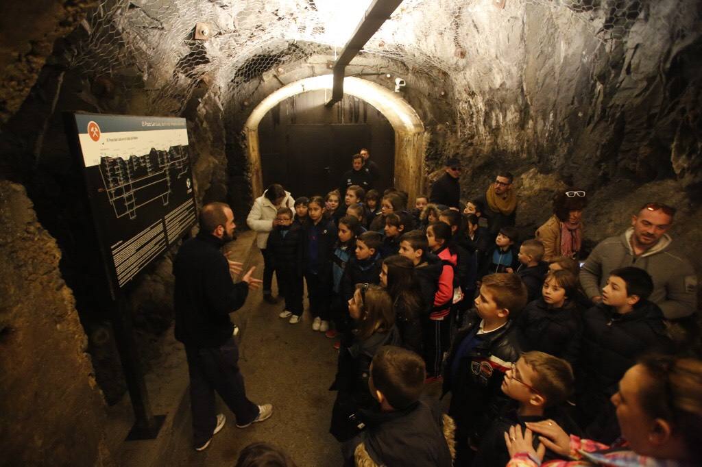 Doscientos niños visitan el Ecomuseo de Samuño