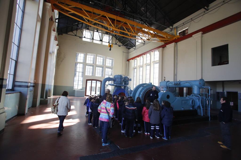 Doscientos niños visitan el Ecomuseo de Samuño