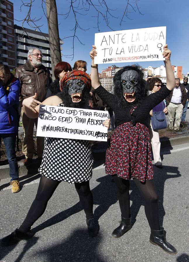 Manifestación del Día de la Mujer en Gijón