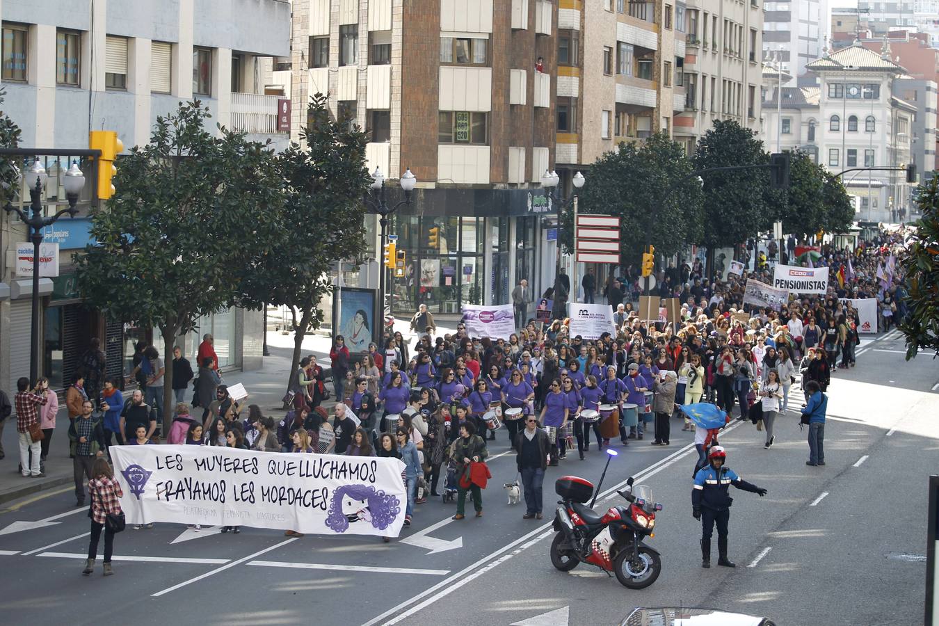 Manifestación del Día de la Mujer en Gijón