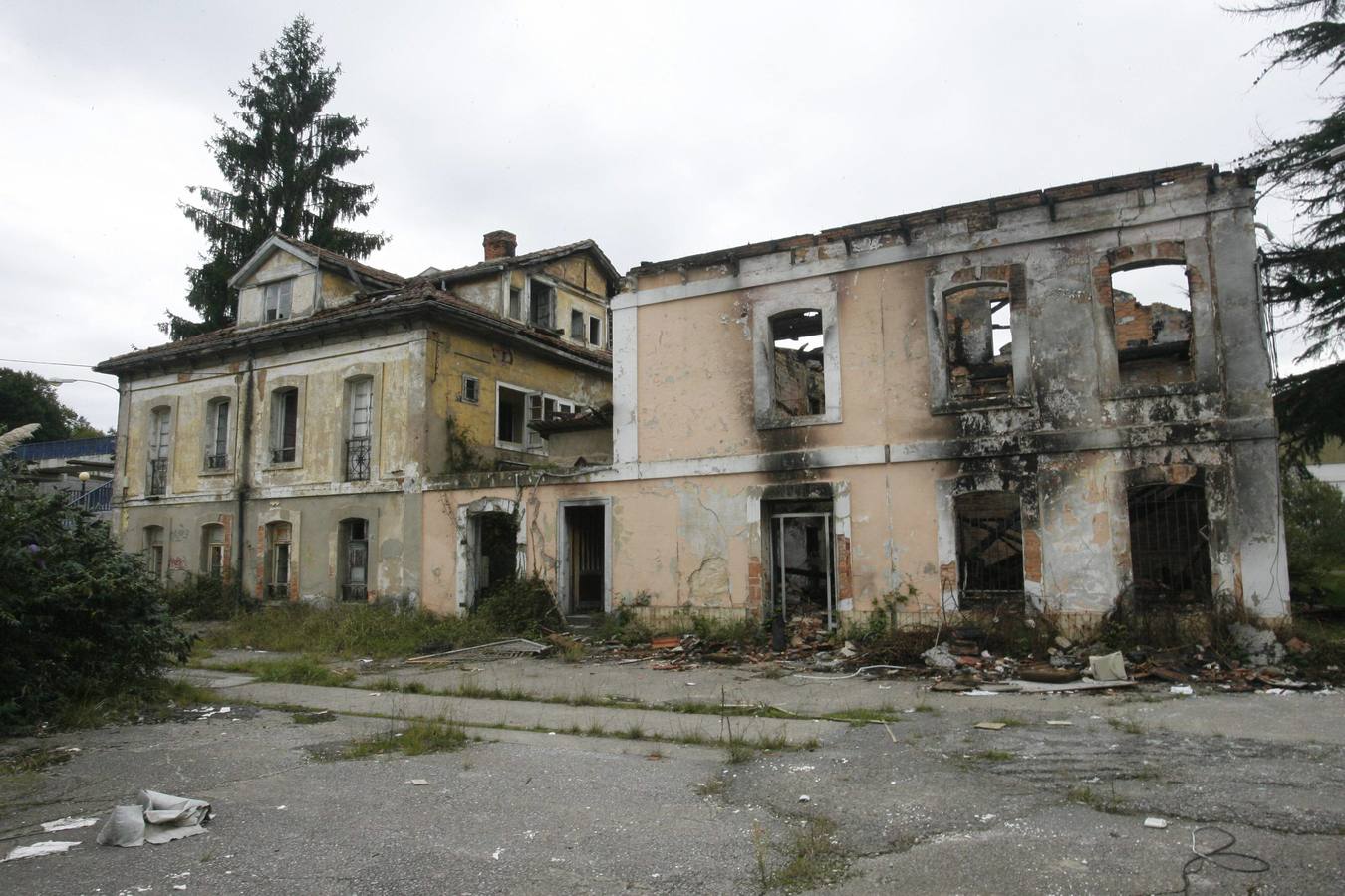 Las ruinas de la fábrica de loza de San Claudio