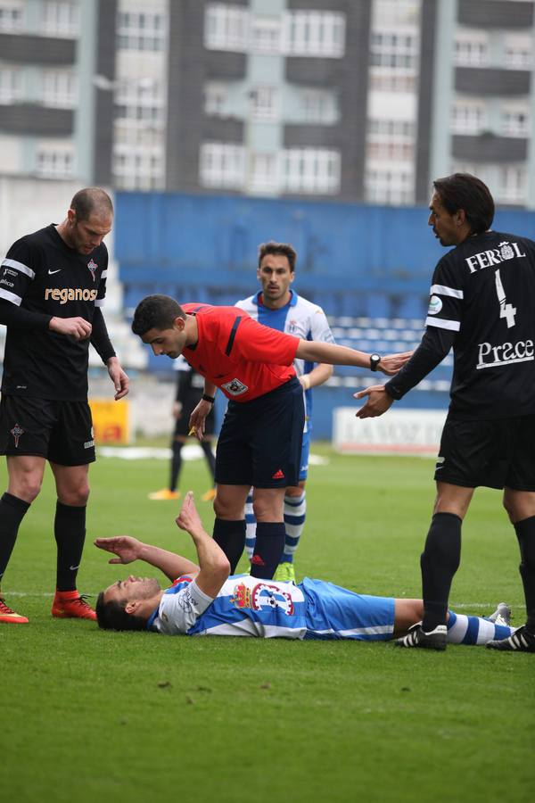 El Real Avilés cae en casa ante el Racing de Ferrol