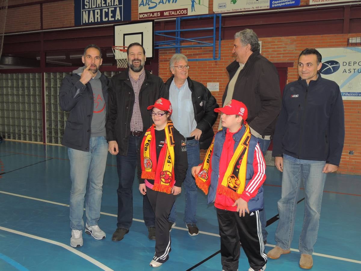 Baloncesto solidario en Cangas