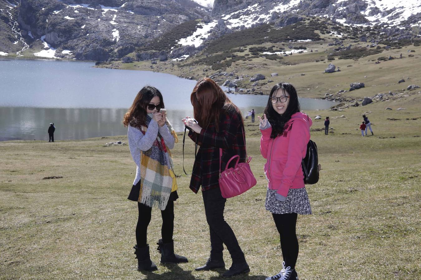 Los Lagos de Covadonga, de bote en bote por Semana Santa