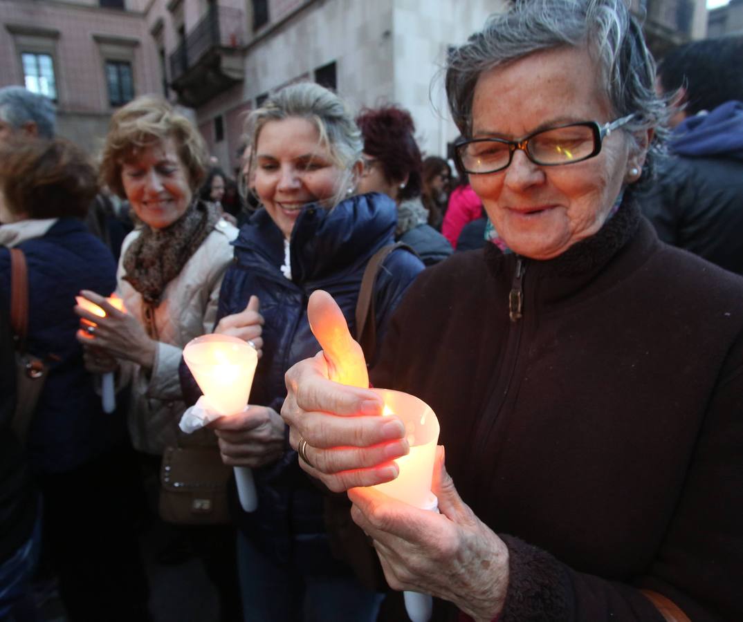 Procesión del Vía Crucis, en Gijón