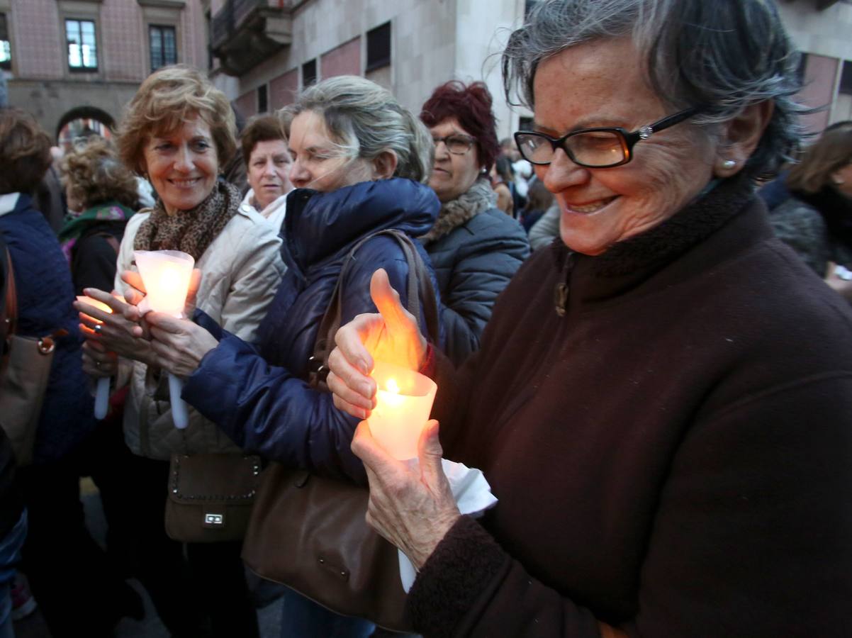 Procesión del Vía Crucis, en Gijón