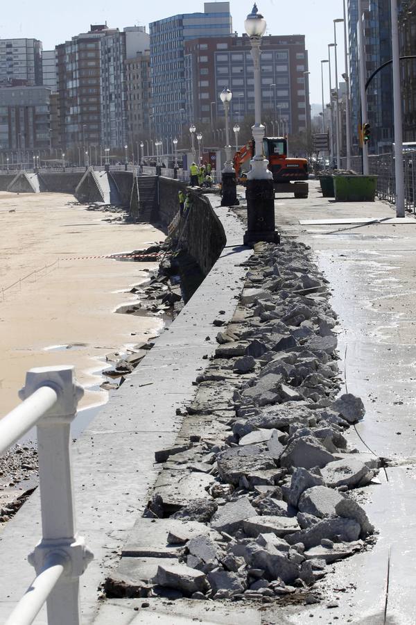 El Muro recibe a la primavera en obras