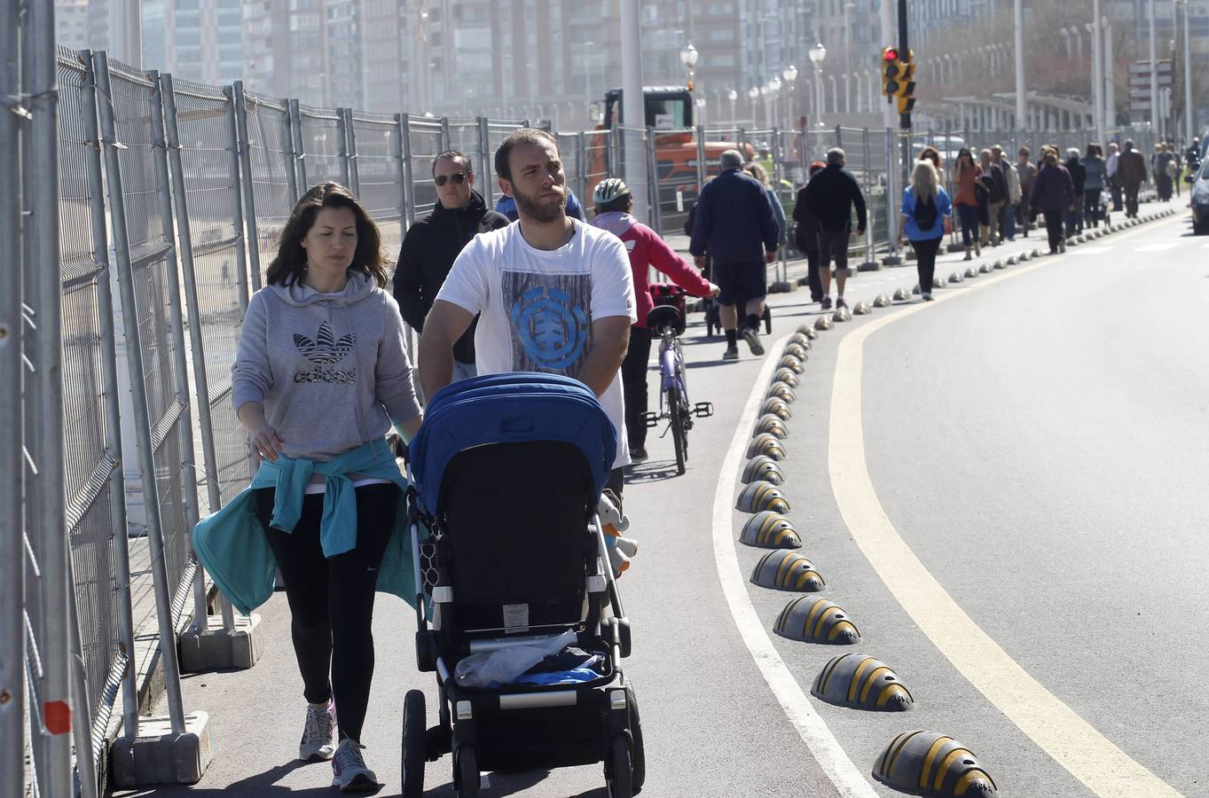 El Muro recibe a la primavera en obras