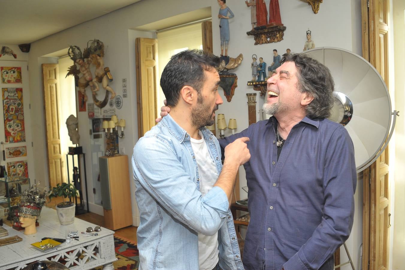 Joaquín Sabina y Juanma Castaño, cara a cara