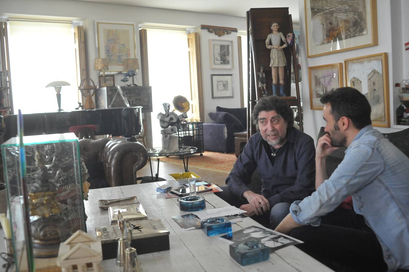 Joaquín Sabina y Juanma Castaño, cara a cara