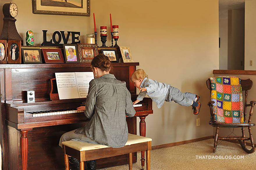 Este padre fotógrafo hace volar a su hijo con síndrome de Down en unas fotos preciosas