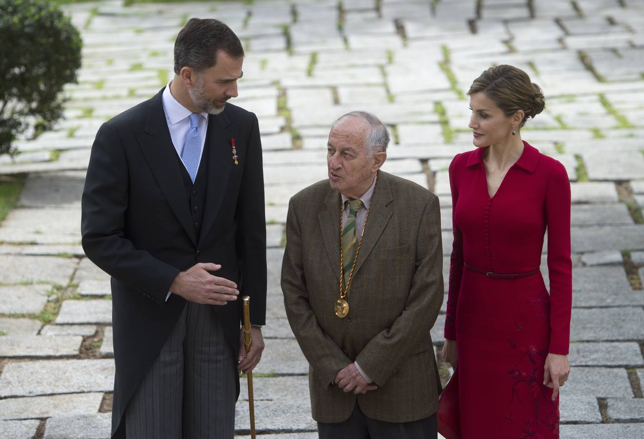 Los Reyes presiden la ceremonia de entrega del Cervantes 2014