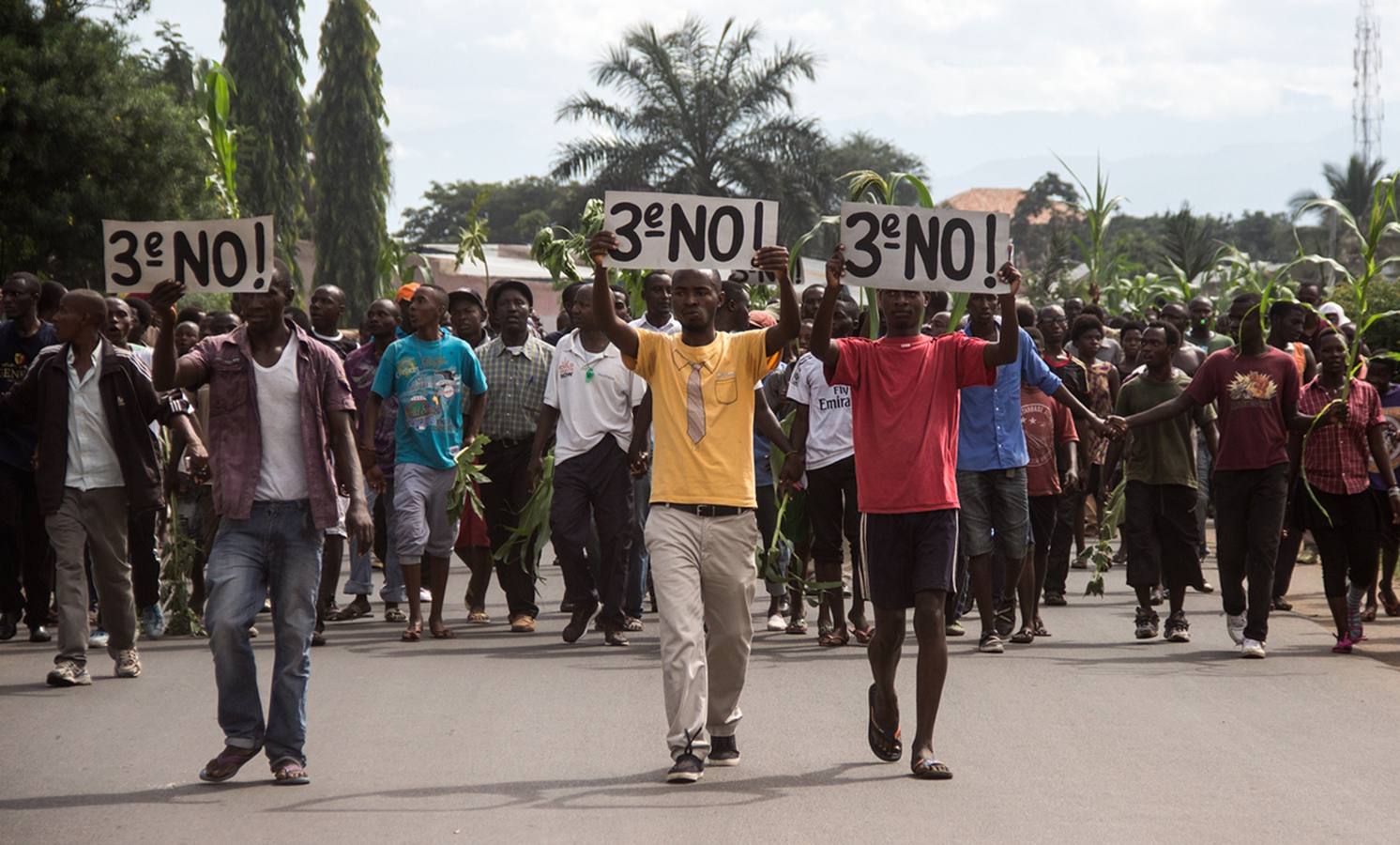 Violentas protestas en Burundi